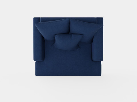 Los Angeles armchair indigo 3D Модель