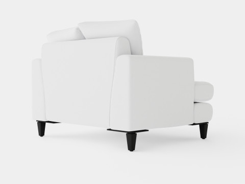 Los Angeles armchair off white 3D Model