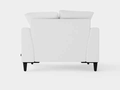 Los Angeles armchair off white 3D Model