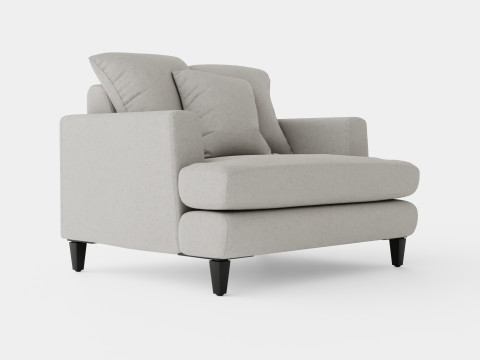 Los Angeles armchair sand 3D Model