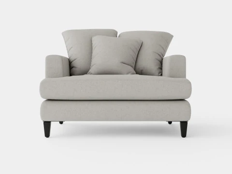 Los Angeles armchair sand 3D Model