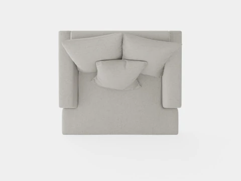 Los Angeles armchair sand 3D Model
