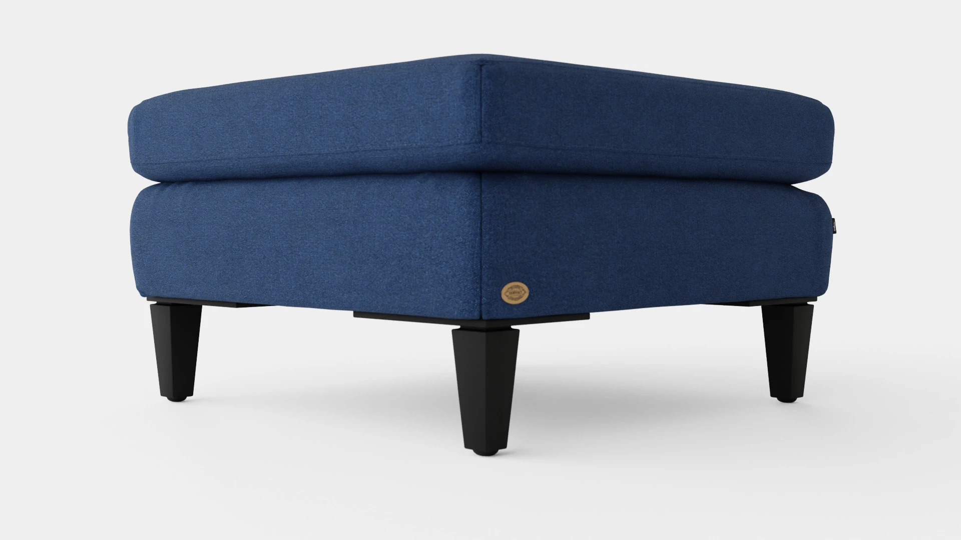 Los Angeles ottoman indigo 3D Model .c4d .max .obj .3ds .fbx .stl .blend 