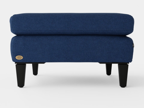 Los Angeles ottoman indigo 3D मॉडल