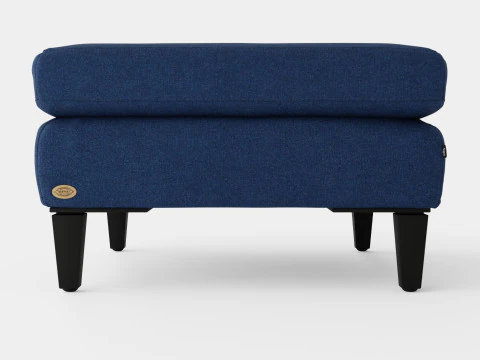 Los Angeles ottoman indigo 3D Model