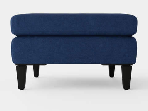 Los Angeles ottoman indigo 3D मॉडल