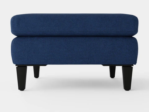 Los Angeles ottoman indigo 3D Model