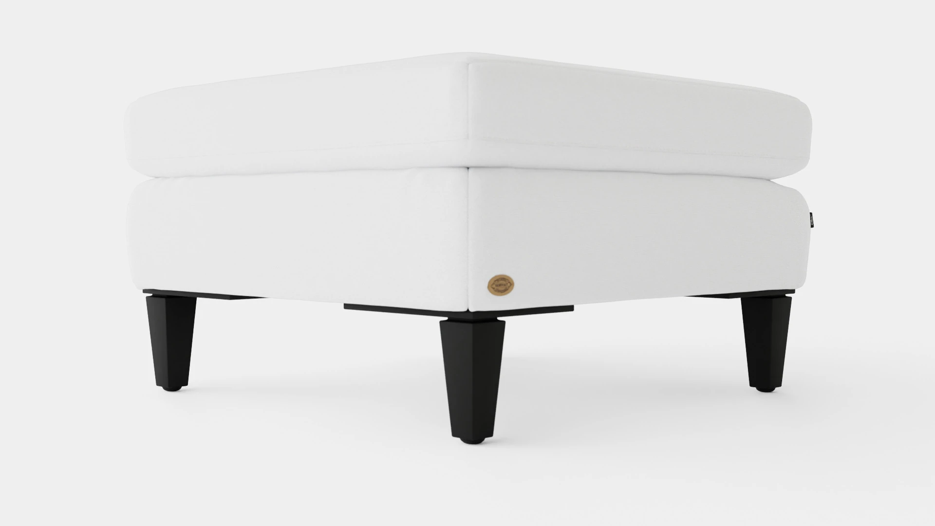 Los Angeles ottoman off white 3D Model .c4d .max .obj .3ds .fbx .stl .blend 