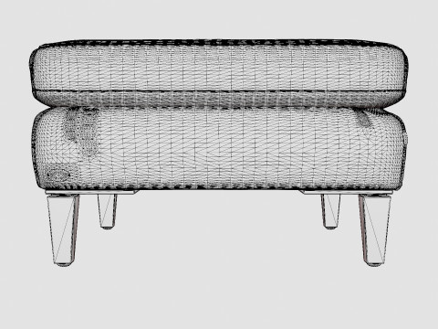 Los Angeles ottoman sand 3D Model