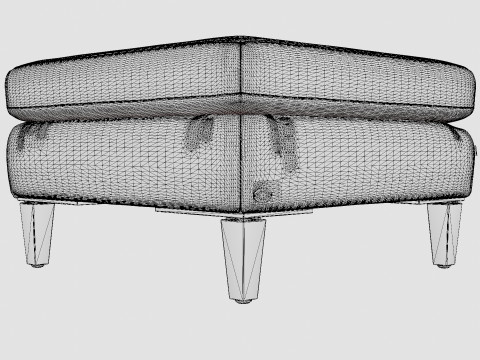 Los Angeles ottoman sand 3D Model