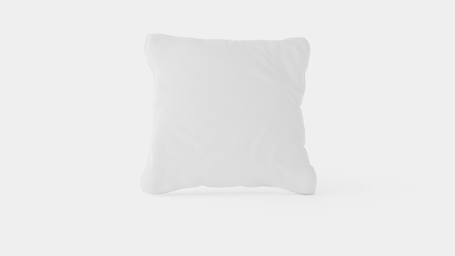 Los Angeles sofa cushion off white 3D Model .c4d .max .obj .3ds .fbx .stl .blend 