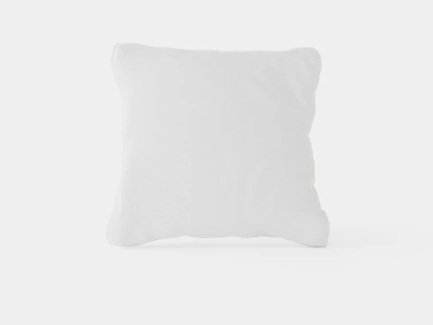 लॉस एंजिल्स सोफ़ा कुशन सफ़ेद रंग का 3D मॉडल