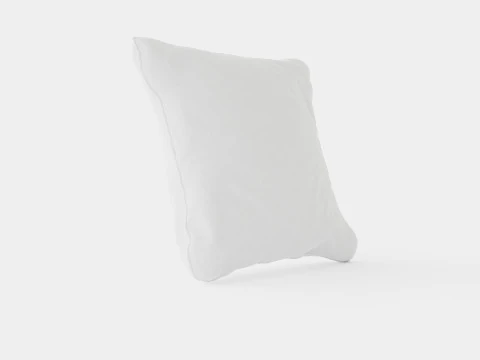 Los Angeles sofa cushion off white 3D Model