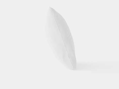 Los Angeles sofa cushion off white 3D Model