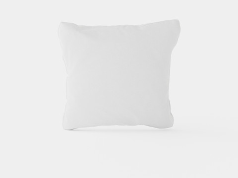 Los Angeles sofa cushion off white 3D Model