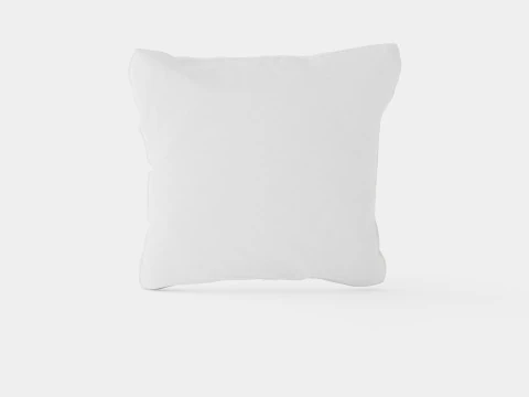 Los Angeles sofa cushion off white 3D Model
