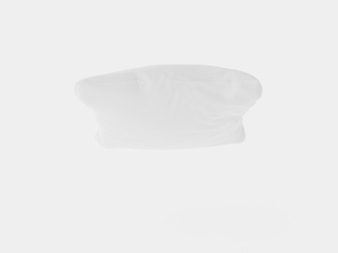 Los Angeles sofa cushion off white 3D Model