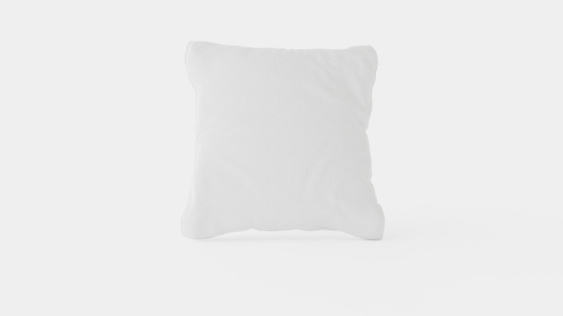 Los Angeles sofa cushion off white 3D Model .c4d .max .obj .3ds .fbx .stl .blend 