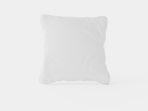 Los Angeles sofa cushion off white 3D Model