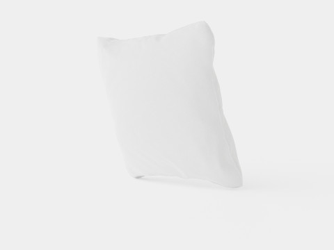 Los Angeles sofa cushion off white 3D Model