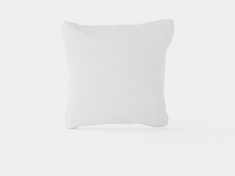 Los Angeles sofa cushion off white 3D Model