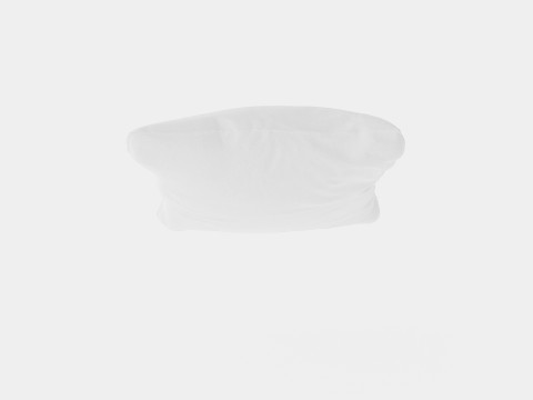 Los Angeles sofa cushion off white 3D Model
