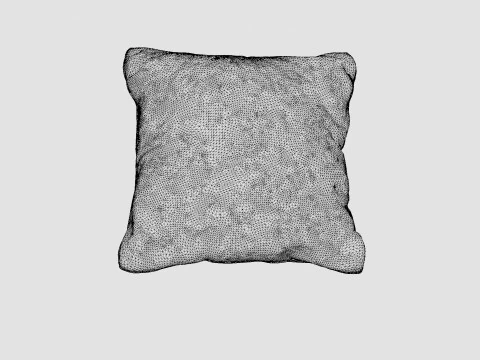 Los Angeles sofa cushion sand 3D Model