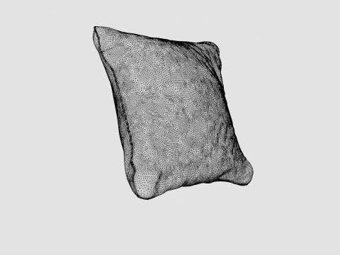 Los Angeles sofa cushion sand 3D Model