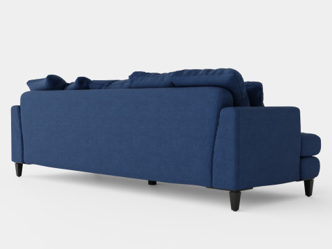 Los Angeles sofa indigo M Modello 3D
