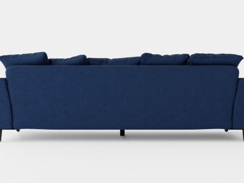 Los Angeles sofa indigo M Modello 3D