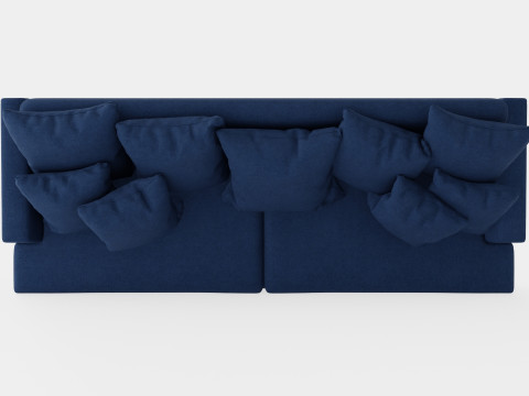 Los Angeles sofa indigo M Modello 3D