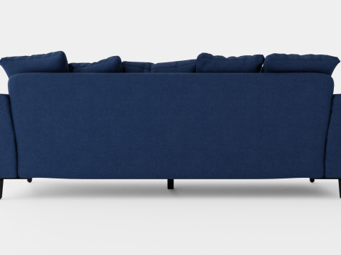 Los Angeles sofa indigo S Modello 3D