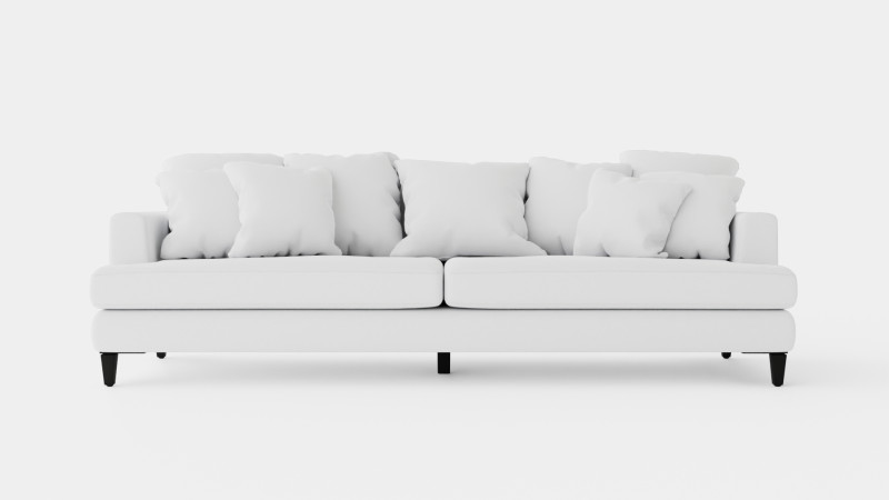 Los Angeles sofa off white M 3D 模型 .c4d .max .obj .3ds .fbx .stl .blend