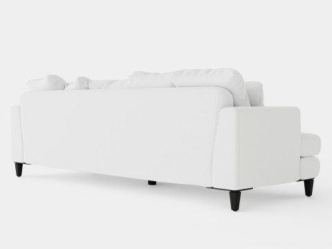 Los Angeles sofa off white M 3D 模型