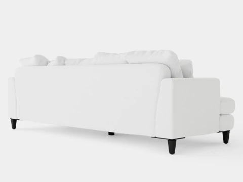 Los Angeles sofa off white M 3D Model