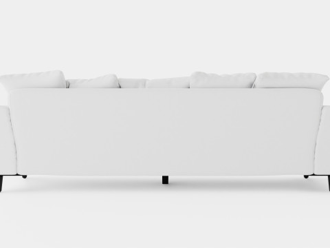 Los Angeles sofa off white M 3D 模型