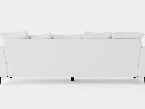 Los Angeles sofa off white M 3D Model