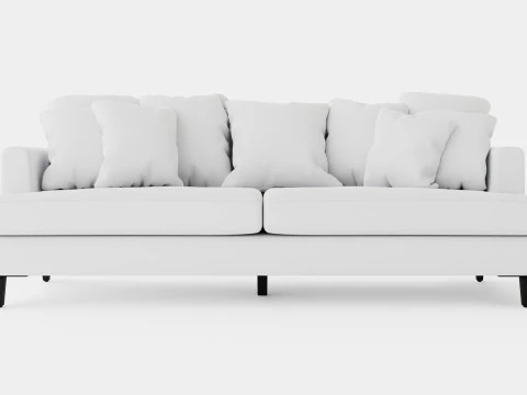 Los Angeles bank gebroken wit S 3D Model