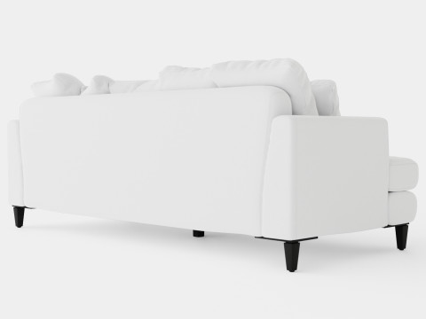 Los Angeles sofa off white S 3D 모델