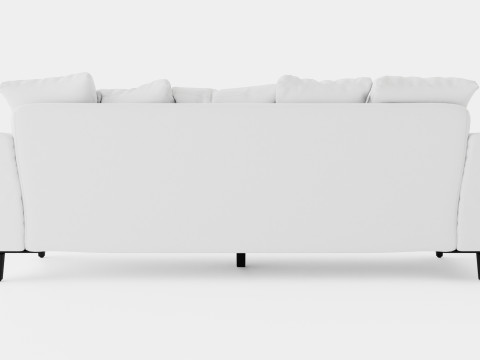 Los Angeles sofa off white S 3D 모델