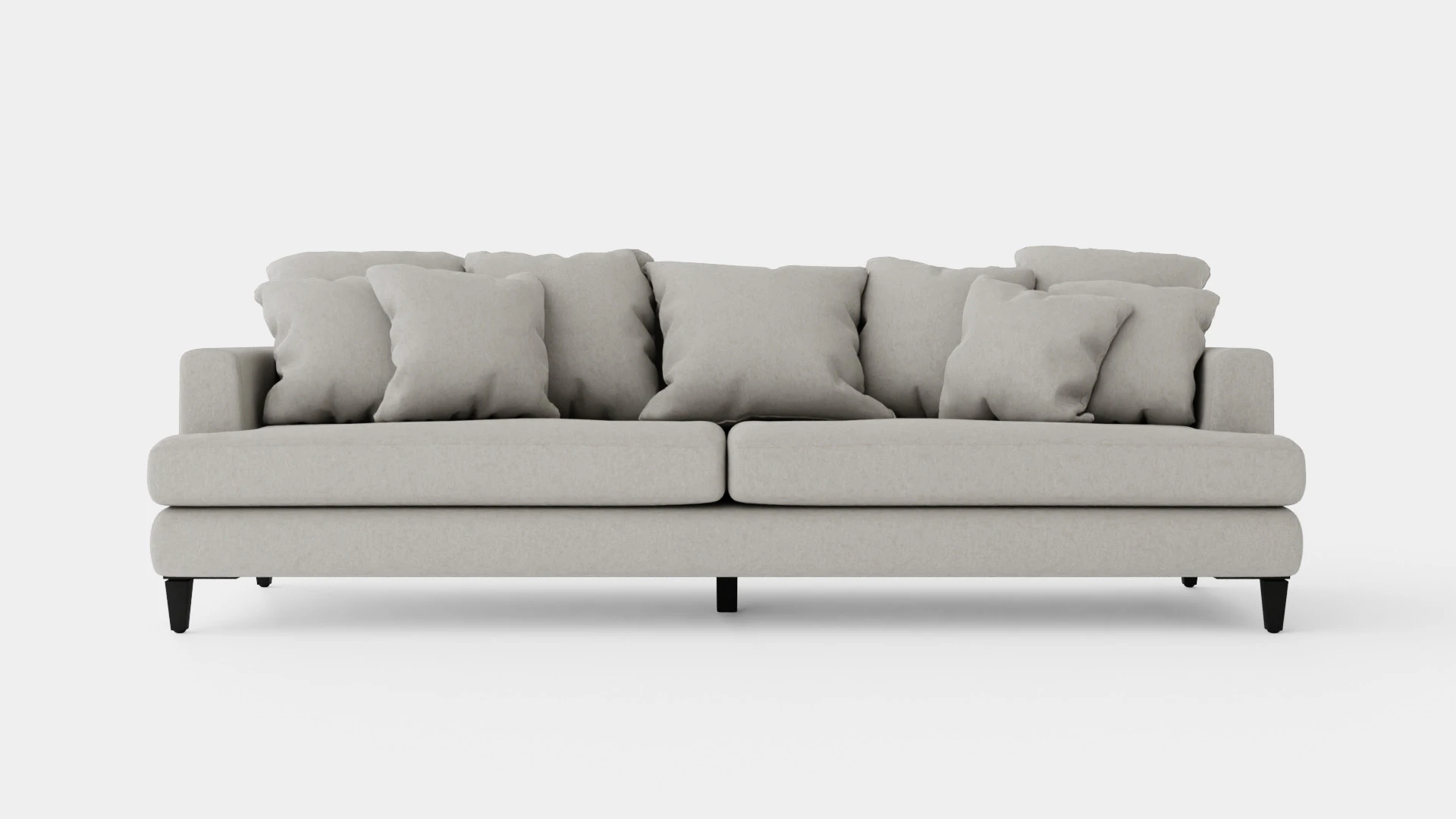 Los Angeles sofa sand M 3D Model .c4d .max .obj .3ds .fbx .stl .blend