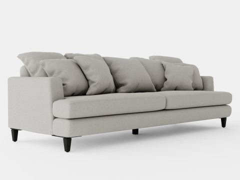 Los Angeles sofa sand M 3Dモデル