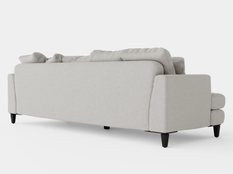 Los Angeles sofa sand M 3Dモデル
