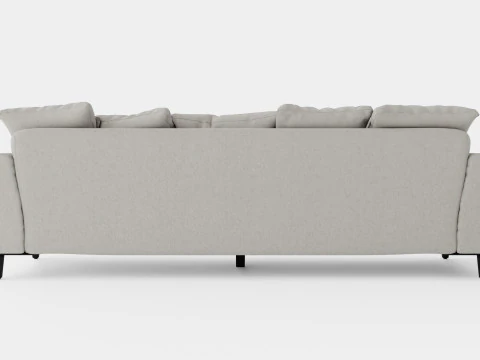 Los Angeles sofa sand M 3D Model