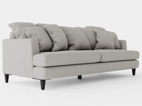 Los Angeles sofa sand S Modelo 3D