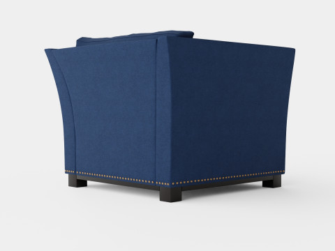 Madison armchair indigo Modelo 3D