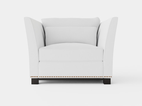 Madison armchair off white 3D Model