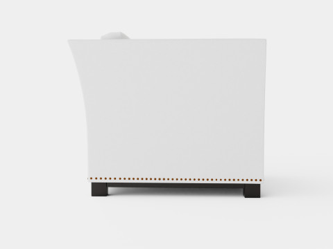 Madison armchair off white 3D Model