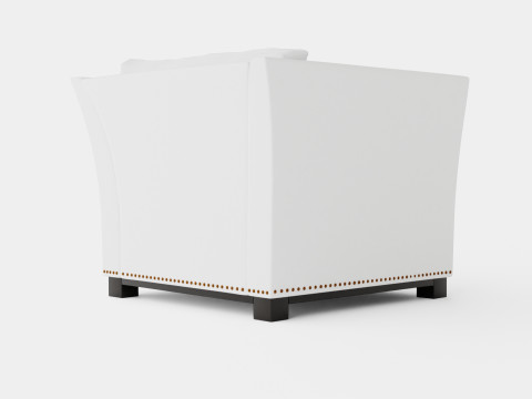 Madison armchair off white 3D Model