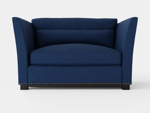 マディソン ラブシート インディゴ 3Dモデル